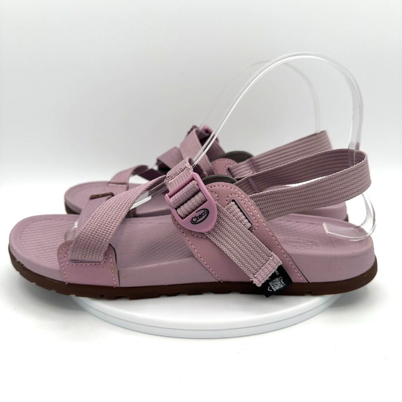 Chaco Lowdown Sandals Womens 8 Purple Camping Water Hiking Beach Walk Adjustable - Picture 2 of 10